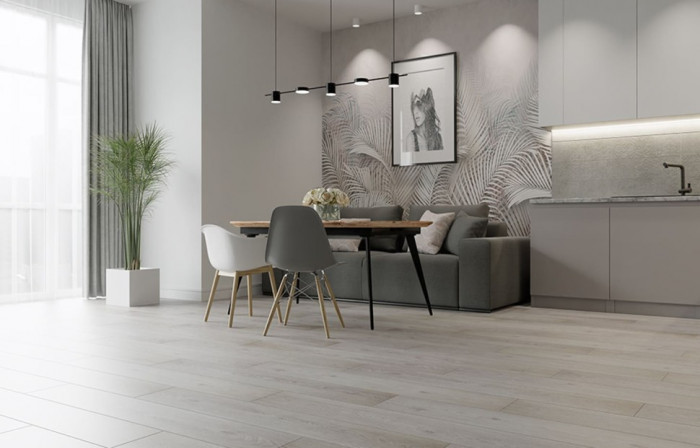 Каменный MSPC ламинат Stone Floor Дуб Зимний Вечер 91799-7 MP (1220х196х8 мм)