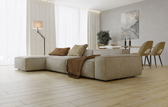 Каменный MSPC ламинат Stone Floor ДУБ МОРСКОЙ ПЕСОК 0026-2 MP (1220х196х8 мм)