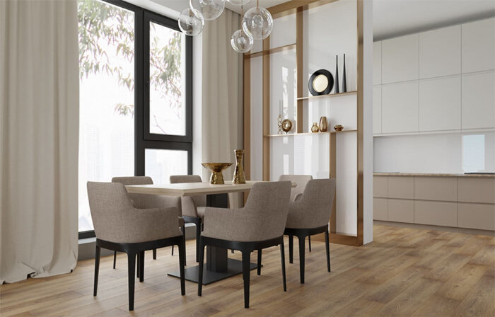 Каменный MSPC ламинат Stone Floor Дуб Тихий Вечер 91799-5 MP (1220х196х8 мм)