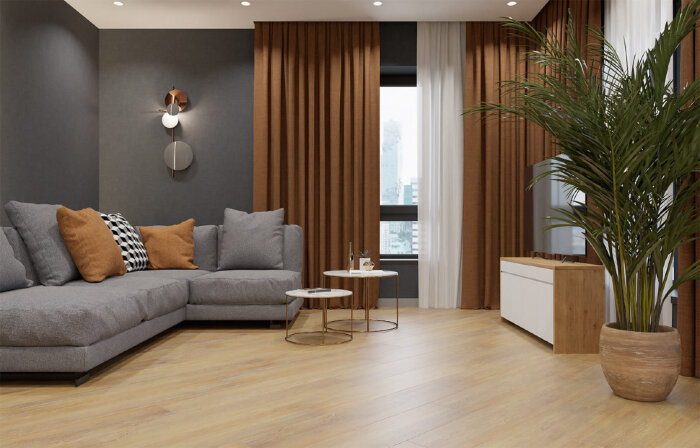 Каменный MSPC ламинат Stone Floor Дуб Яркий День 0061-7 MP  (1220х196х8 мм)